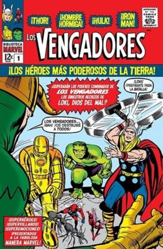 BIBLIOTECA MARVEL LOS VENGADORES 1 BM12 Imagen principal del producto
