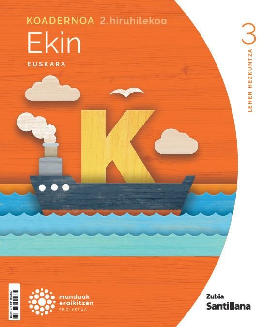 Koadernoak Euskara 2 3º EP 24 Munduak Eraikitzen Euskadi (Zubia Santillana) - 9788411605687 Imagen principal del producto
