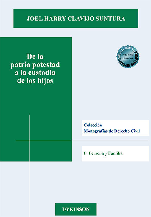 DE LA PATRIA POTESTAD A LA CUSTODIA DE LOS HIJOS - 9788411703758 Imagen principal del producto
