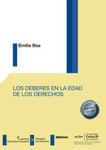 LOS DEBERES EN LA EDAD DE LOS DERECHOS - 9788411705523 Imagen principal del producto