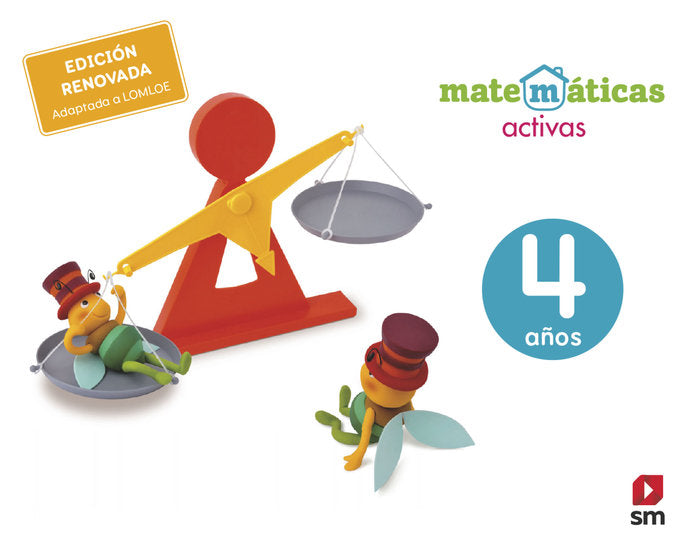 MATEMATICAS ACTIVAS 4AÑOS 24 | BERNABEU RUIZ, JAVIER/MARTIN FERNANDEZ, | 9788411822206 (Sm)