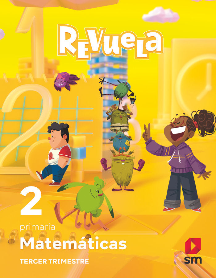 MATEMATICAS 2º de Primaria TRIMESTRE REVUELA 24 | POBLET, MERCEDES/BERNABEU RUIZ, JAVIER | 9788411826600 (Sm) Imagen principal del producto