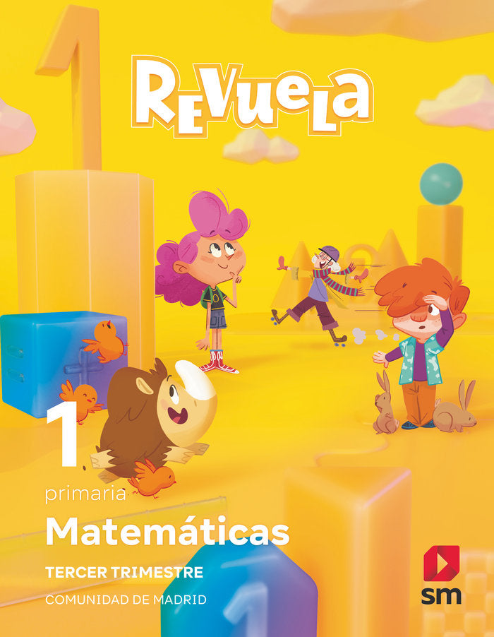 MATEMATICAS 1oEP TRIMESTRE MADRID REVUELA 24 | MARTINEZ, RAQUEL/BERNABEU RUIZ, JAVIER | 9788411826648 (Sm) Imagen principal del producto