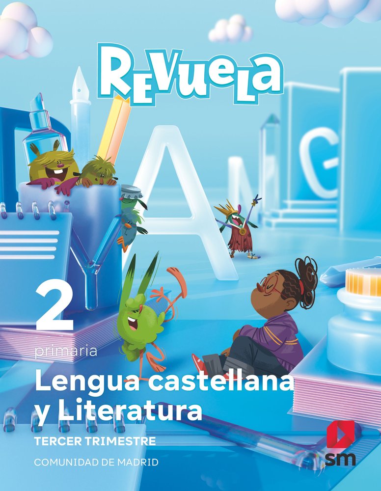 LENGUA CASTELLANA 2º de Primaria TRIMESTRE MADRID REVUELA 24 | MENENDEZ, PILAR/GARCIA-ROJO CANTON, PATR | 9788411826679 (Sm)