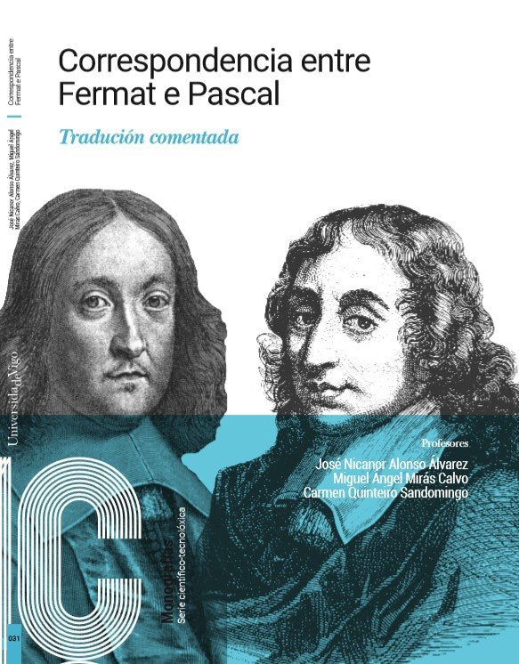 CORRESPONDENCIA ENTRE FERMAT E PASCAL - 9788411880008 Imagen principal del producto