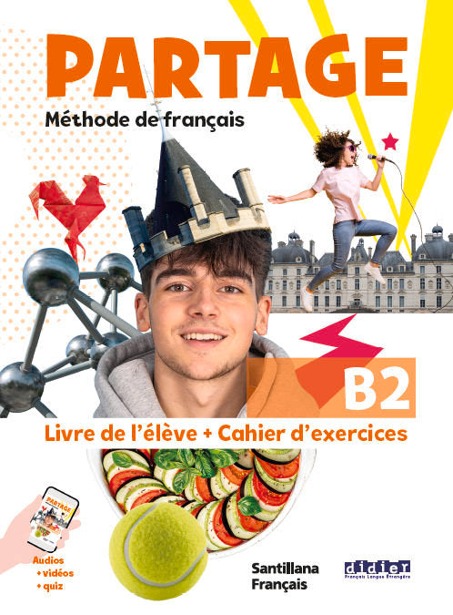 ✅ PARTAGE B2 2ºBACH LIVRE+CAHIER 24 I AA,VV I SANTILLANA I 9788411900652