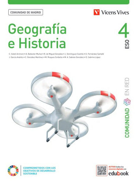 Geografía e Historia 4º ESO Madrid Comunidad Zoom 24 (Vicens Vives) - 9788411937764 Imagen principal del producto