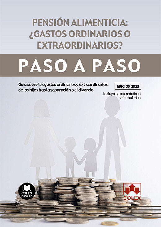 PENSION ALIMENTICIA GASTOS ORDINARIOS O EXTRAORDINARIOS - 9788411940146 Imagen principal del producto