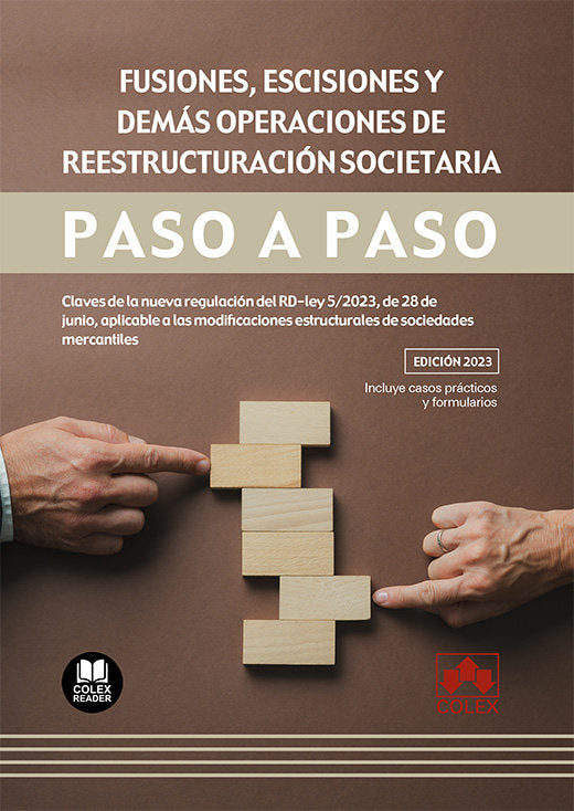 FUSIONES ESCISIONES Y DEMAS OPERACIONES DE REESTRUCTURACION - 9788411940689 Imagen principal del producto