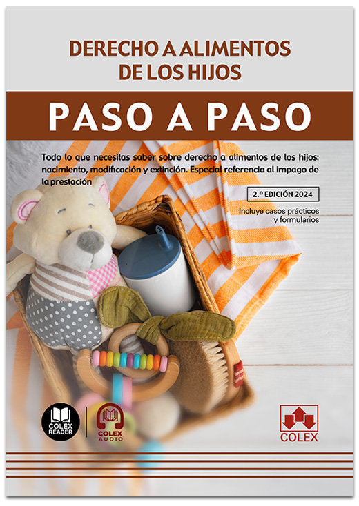 DERECHO A ALIMENTOS DE LOS HIJOS PASO A PASO 2024 - 9788411945615 Imagen principal del producto
