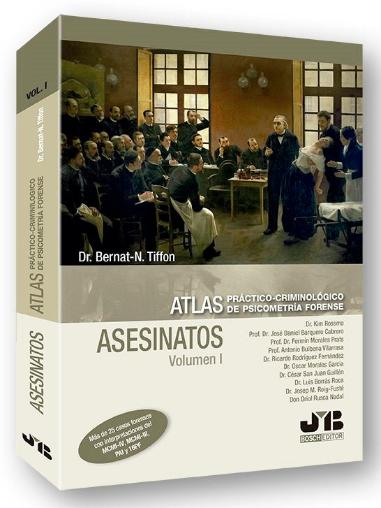 ATLAS PRACTICO-CRIMINOLOGICO DE PSICOMETRIA FORENSE VOL I | TIFFON NONIS, BERNAT-N, | JMB | 9788412089240 Imagen principal del producto