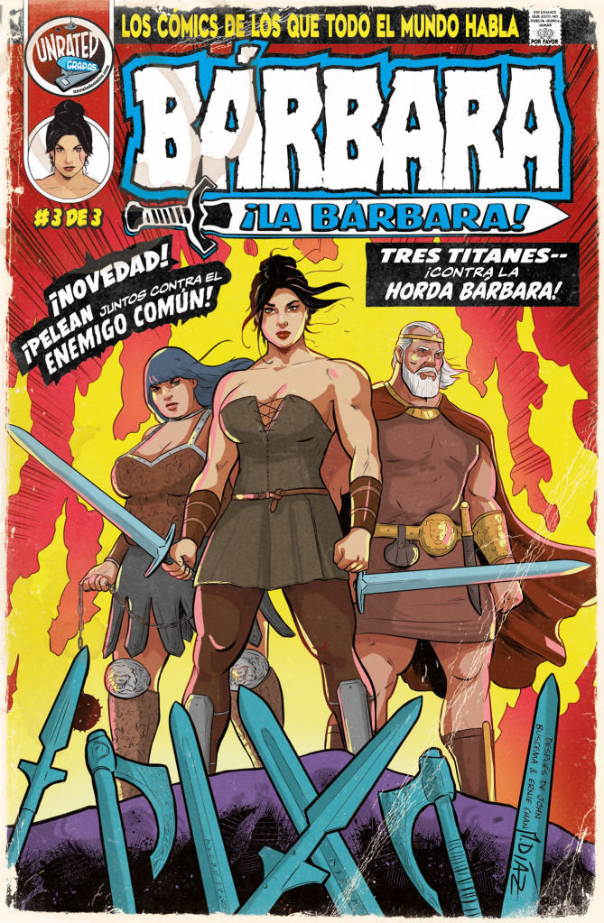 BARBARA LA BARBARA 3 TRES TITANES CONTRA LA HORDA BARBARA | Diaz Oliveros | 9788412262247 (Unrated comics)