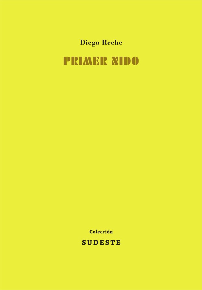 PRIMER NIDO I RECHE ARTERO, DIEGO I Colección Sudeste I 9788412879902