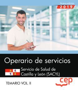 Operario Servicios Servicio Salud Castilla y Leon Vol 2 Imagen principal del producto