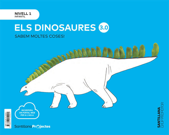 CUANTO SABEMOS 3,0 1 DINOSAURIOS 3AÑOS CATALAN 19 | Varios Autores | 9788413150901 (Grup Promotor Santillana)