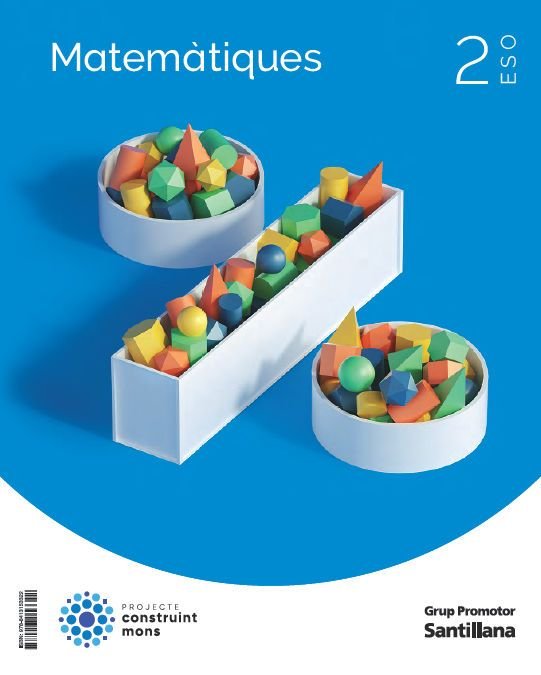 MATEMATIQUES 2 SEC CONSTRUINT MONS | Varios autores | 9788413153322 (GRUP PROMOTOR SANTILLANA) Imagen principal del producto