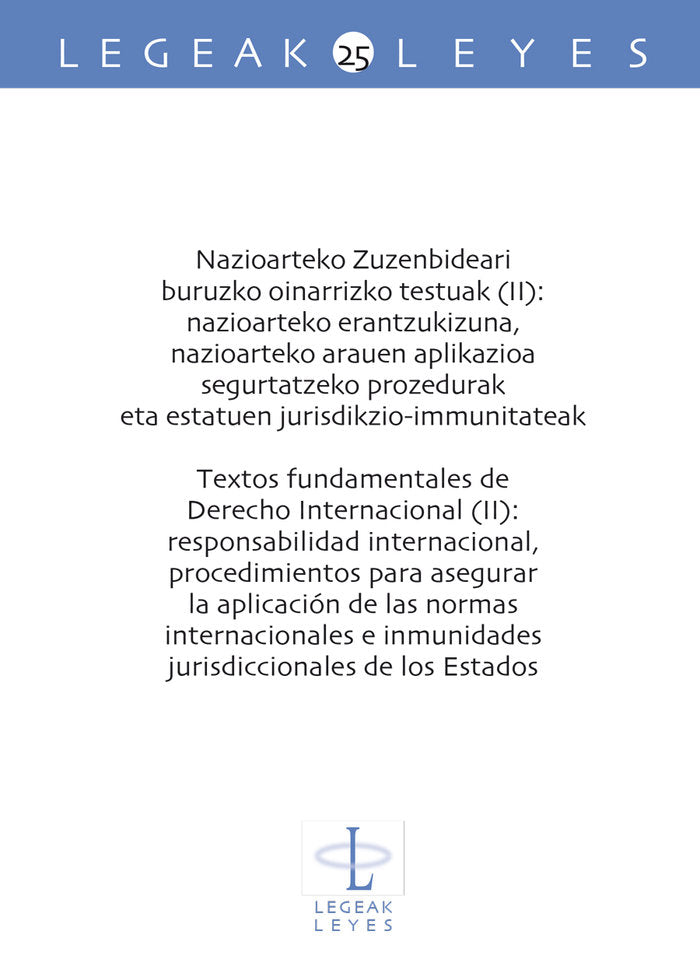 NAZIOARTEKO ZUZENBIDEARI BURUZKO OINARRIZKO TESTUAK II T - 9788413194394 Imagen principal del producto
