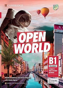 Open World Preliminary English for Spanish Speakers Student's Pack Updated (Student's Book without answers and Workbook without answers). Aa. Vv. (
