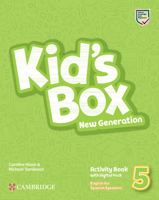 Kid's Box New Generation English for Spanish Speakers Level 5 Activity Book with Home Booklet and Digital Pack | Varios autores | 9788413225210 (Cambridge) Imagen principal del producto