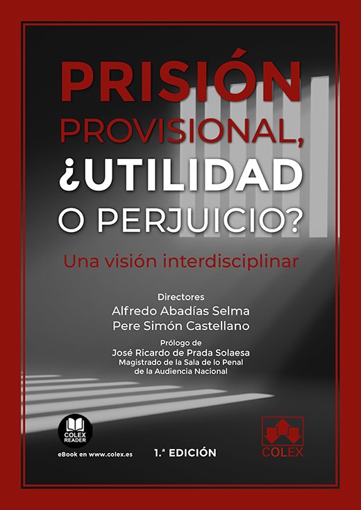 PRISION PROVISIONAL UTILIDAD O PERJUICIOLA - 9788413591070 Imagen principal del producto
