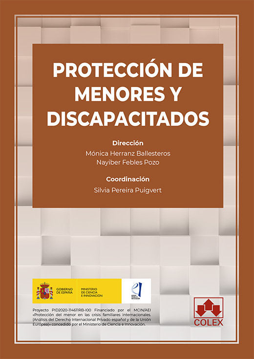PROTECCION DE MENORES Y DISCAPACITADOS - 9788413599823 Imagen principal del producto