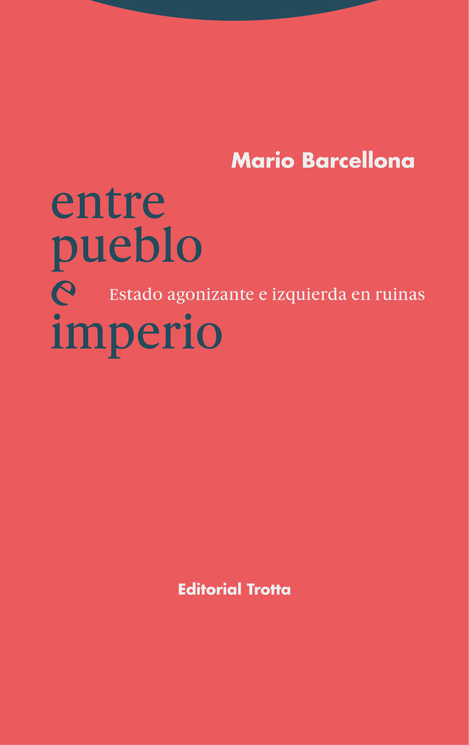ENTRE PUEBLO E IMPERIO - 9788413640228 Imagen principal del producto
