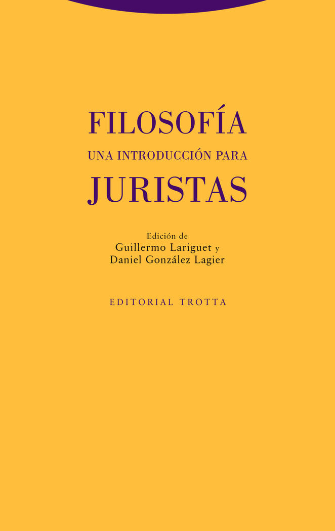FILOSOFIA UNA INTRODUCCION PARA JURISTAS - 9788413640549 Imagen principal del producto