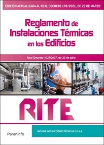REGLAMENTO INSTALACIONES TERMICAS EDIFICIOS RITE 8ªEDICION | AA,VV | PARANINFO | 9788413661742 Imagen principal del producto