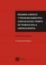 REGIMEN JURIDICO Y PRONUNCIAMIENTOS JUDICIALES DEL TIEMPO D - 9788413691169 Imagen principal del producto