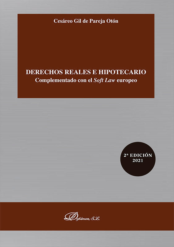 DERECHOS REALES E HIPOTECARIO - 9788413772905 Imagen principal del producto