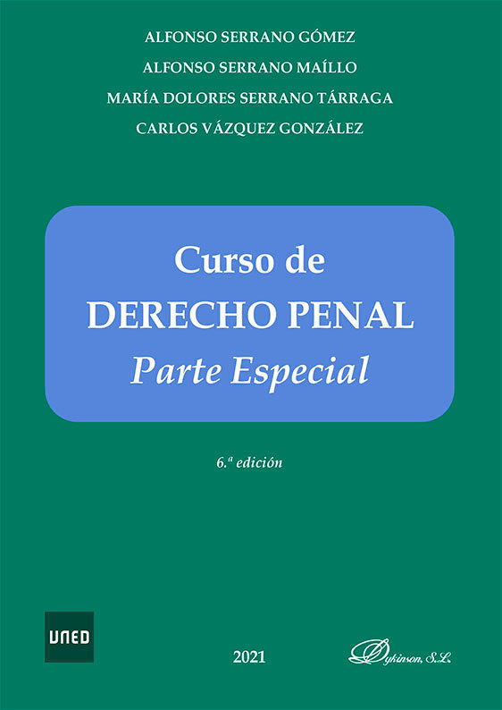 CURSO DE DERECHO PENAL PARTE ESPECIAL - 9788413777139 Imagen principal del producto