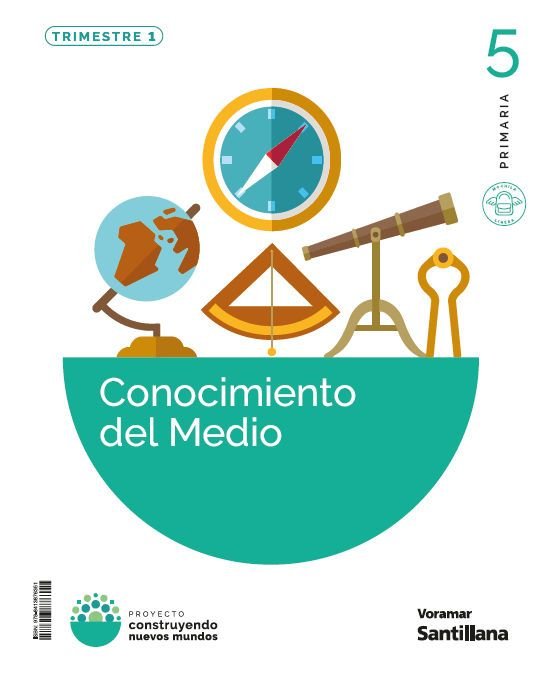 Conocimiento Medio 5º EP Valencia 26 Construyendo Nuevos Mun (Voramar Santillana) - 9788413876351 Imagen principal del producto