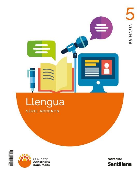 Llengua 5º EP Accents Valencia 26 (Voramar Santillana) - 9788413876412 Imagen principal del producto