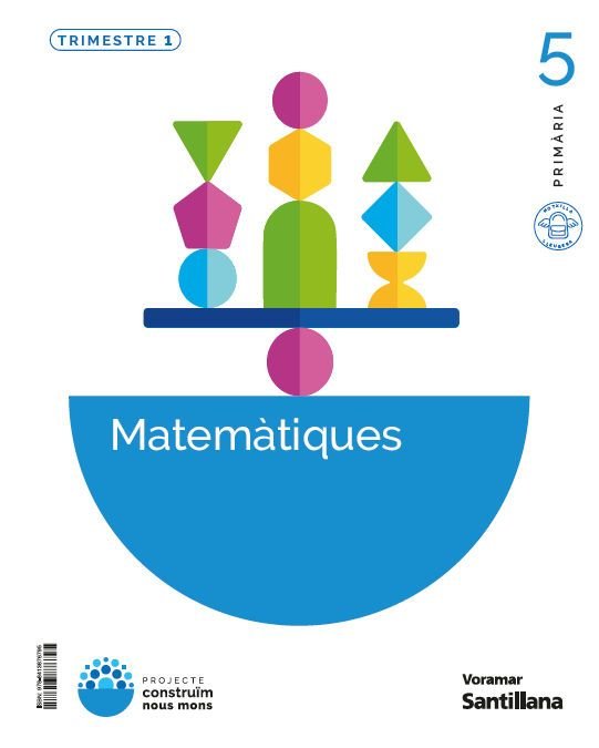 Matemáticas 5º EP Valencia 26 Construyendo Nuevos Mundos (Voramar Santillana) - 9788413876795 Imagen principal del producto