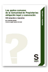 GASTOS COMUNES DE LA COMUNIDAD DE PROPIETARIOSLOS - 9788413880082