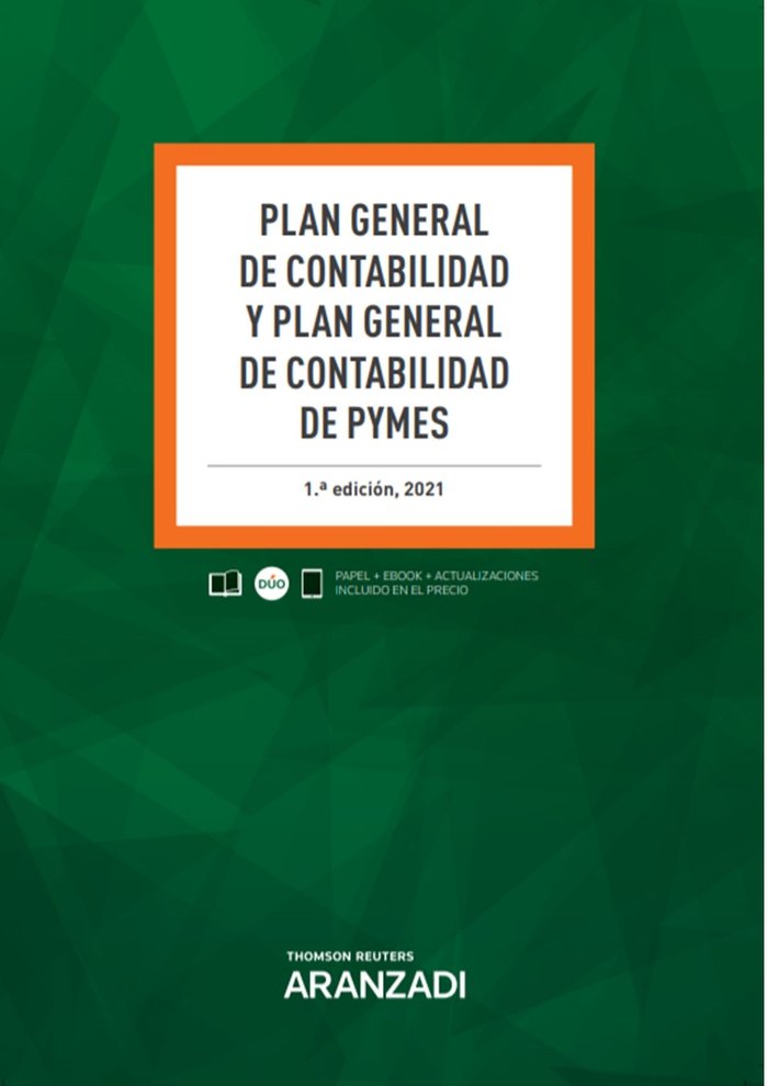 PLAN GENERAL CONTABILIDAD Y PLAN GENERAL CONTABI PYME 1ª ED | AA,VV | ARANZADI | 9788413902555
