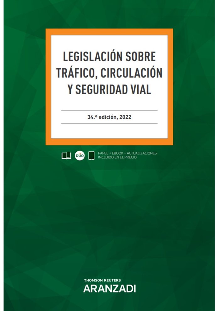 LEGISLACION SOBRE TRAFICO CIRCULACION Y SEGURIDAD VIA 34ªED - 9788413907369