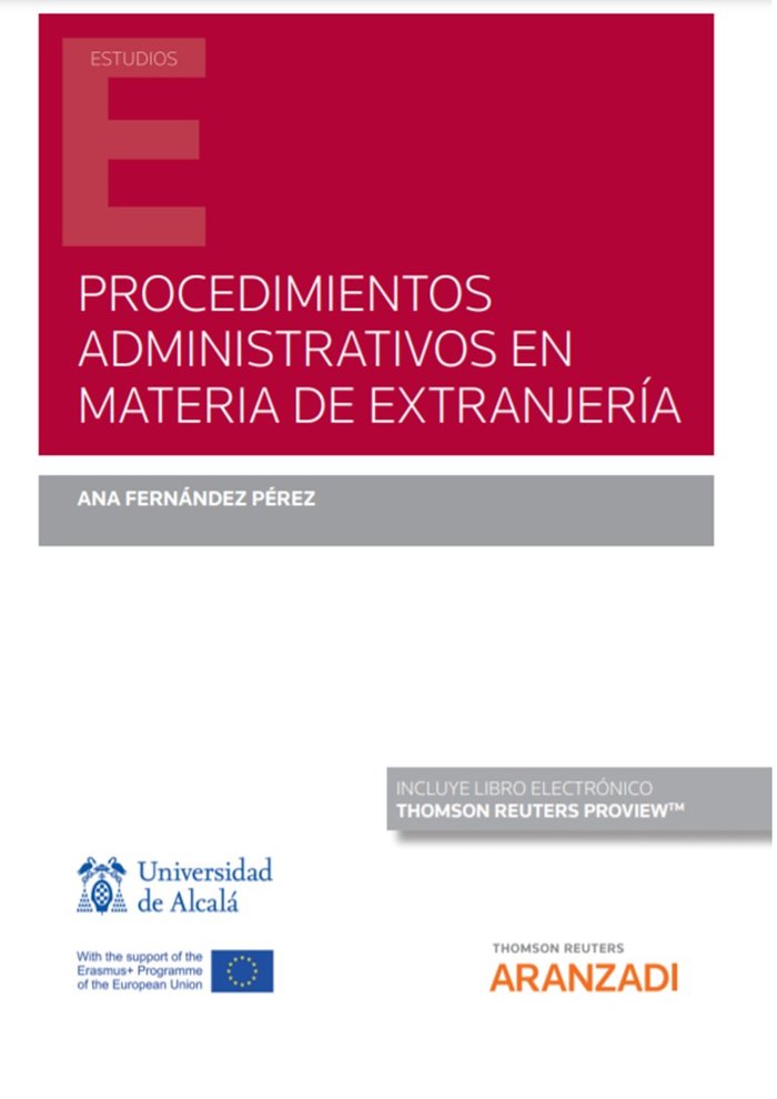 PROCEDIMIENTOS ADMINISTRATIVOS EN MATERIA DE EXTRANJERIA - 9788413910024 Imagen principal del producto