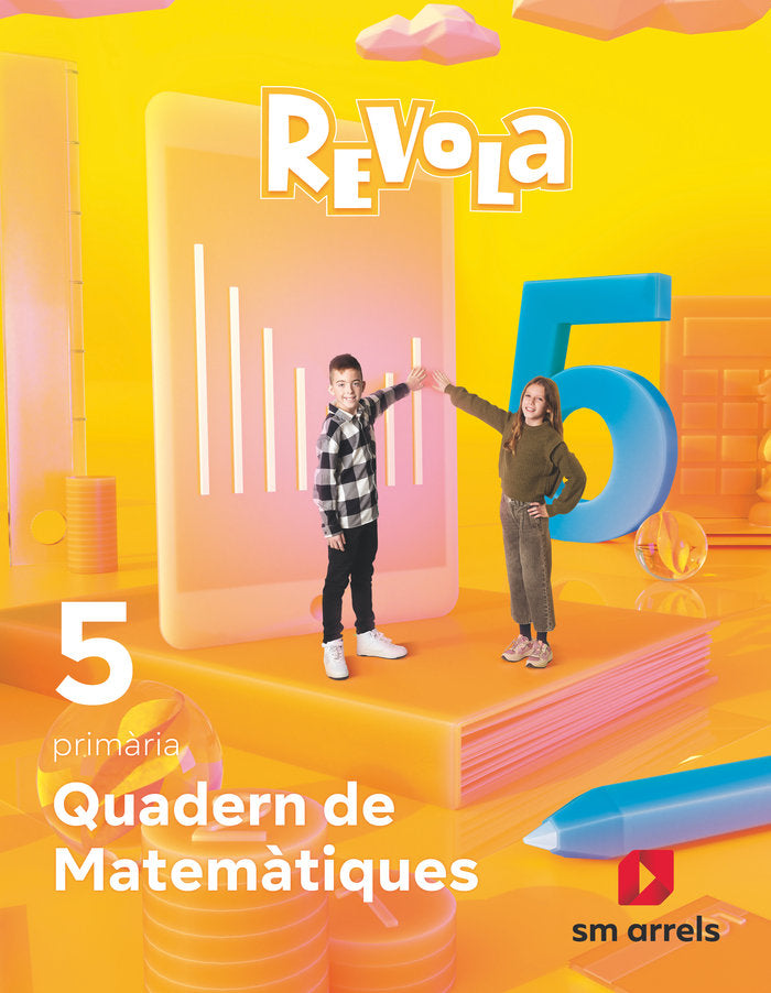 Matemàtiques 5º EP Valencia Cuaderno Revola 22 (Sm) - 9788413926643 Imagen principal del producto
