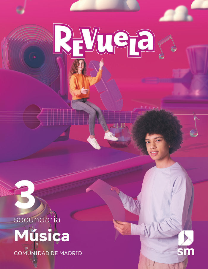 Música. 3 Secundaria. Revuela. Comunidad de Madrid | Varios autores | 9788413928692 (SM) Imagen principal del producto