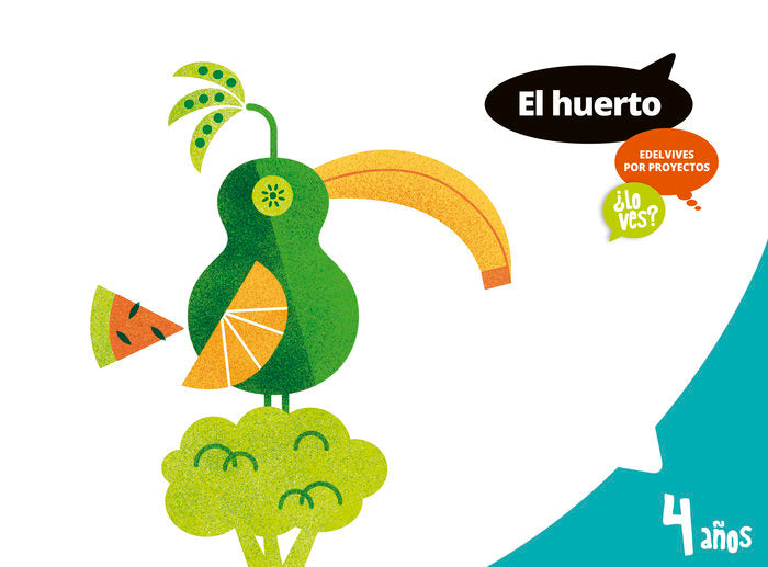HUERTO 4AÑOS EI 17 LO VES | AA,VV | 9788414006689 (Edelvives)