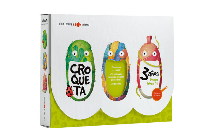 CROQUETA 3AÑOS EI 1oTRIMESTRE 19 | Varios Autores | 9788414015803 (Edelvives) Imagen principal del producto