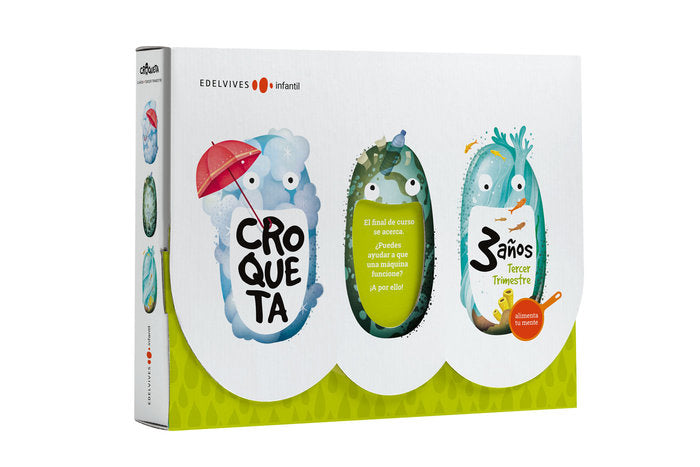 CROQUETA 3AÑOS EI 3oTRIMESTRE 19 | Varios Autores | 9788414018101 (Edelvives)