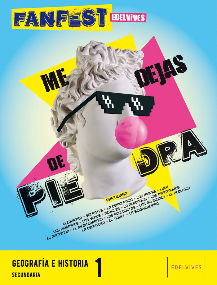 Proyecto: FanFest - Geografía e Historia 1ºESO | Área de Proyectos Educativos de Secundaria Edelvives | 9788414037218 (EDELVIVES) Imagen principal del producto