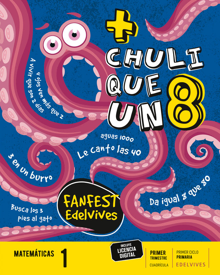 MATEMATICAS 1oEP CUADRICULA 22 FANFEST | AA,VV | 9788414037751 (Edelvives) Imagen principal del producto