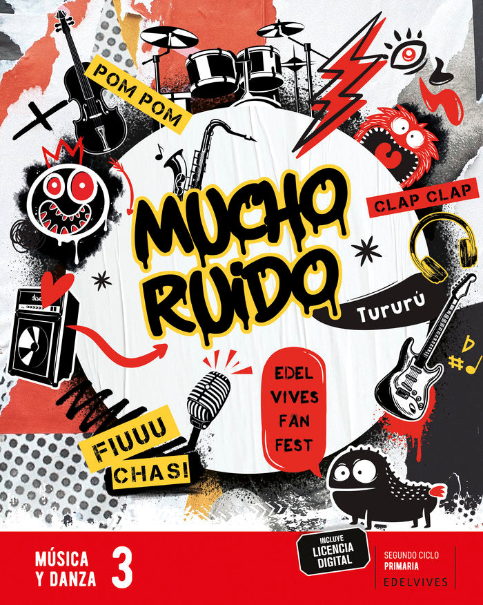Proyecto: FanFest. Música y danza 3 | Varios autores | 9788414037850 (Edelvives) Imagen principal del producto
