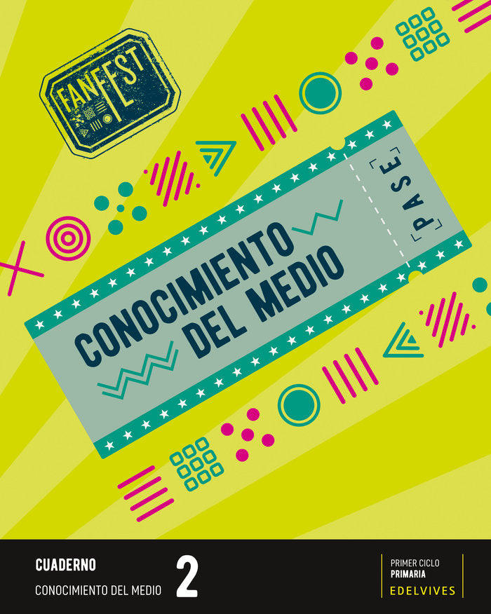 CUADERNO CONOCIMIENTO MEDIO 2º de Primaria 23 FANFEST | AA,VV | 9788414039977 (Edelvives) Imagen principal del producto