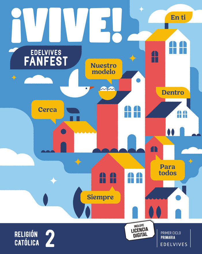 RELIGION 2º de Primaria 23 FANFEST | AA,VV | 9788414043165 (Edelvives) Imagen principal del producto