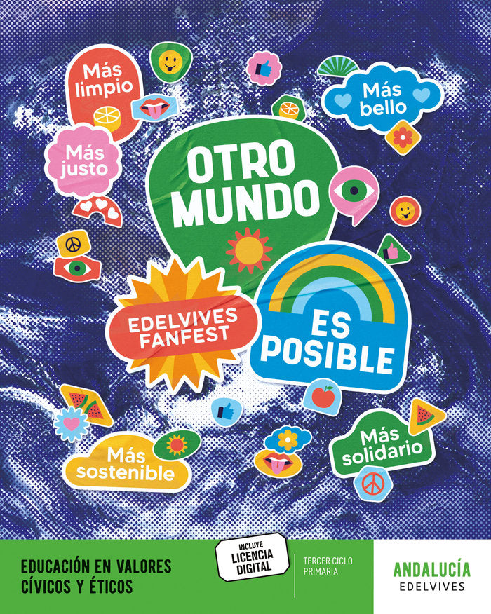 Proyecto: FanFest. Educación en Valores Cívicos y Éticos - Tercer ciclo [Andalucía] | Varios autores | 9788414043349 (Edelvives) Imagen principal del producto