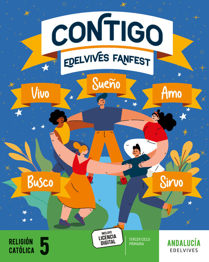 Proyecto: FanFest. Religión católica 5 [Andalucía] | Varios autores | 9788414043462 (Edelvives) Imagen principal del producto